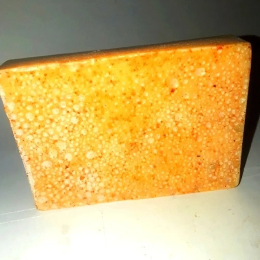 𝅺HandCRAFTED Organic Vanilla Honey& Oats soap bar